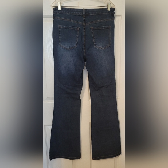 Blue Bootcut Jeans Regular Rise - Picture 3 of 4
